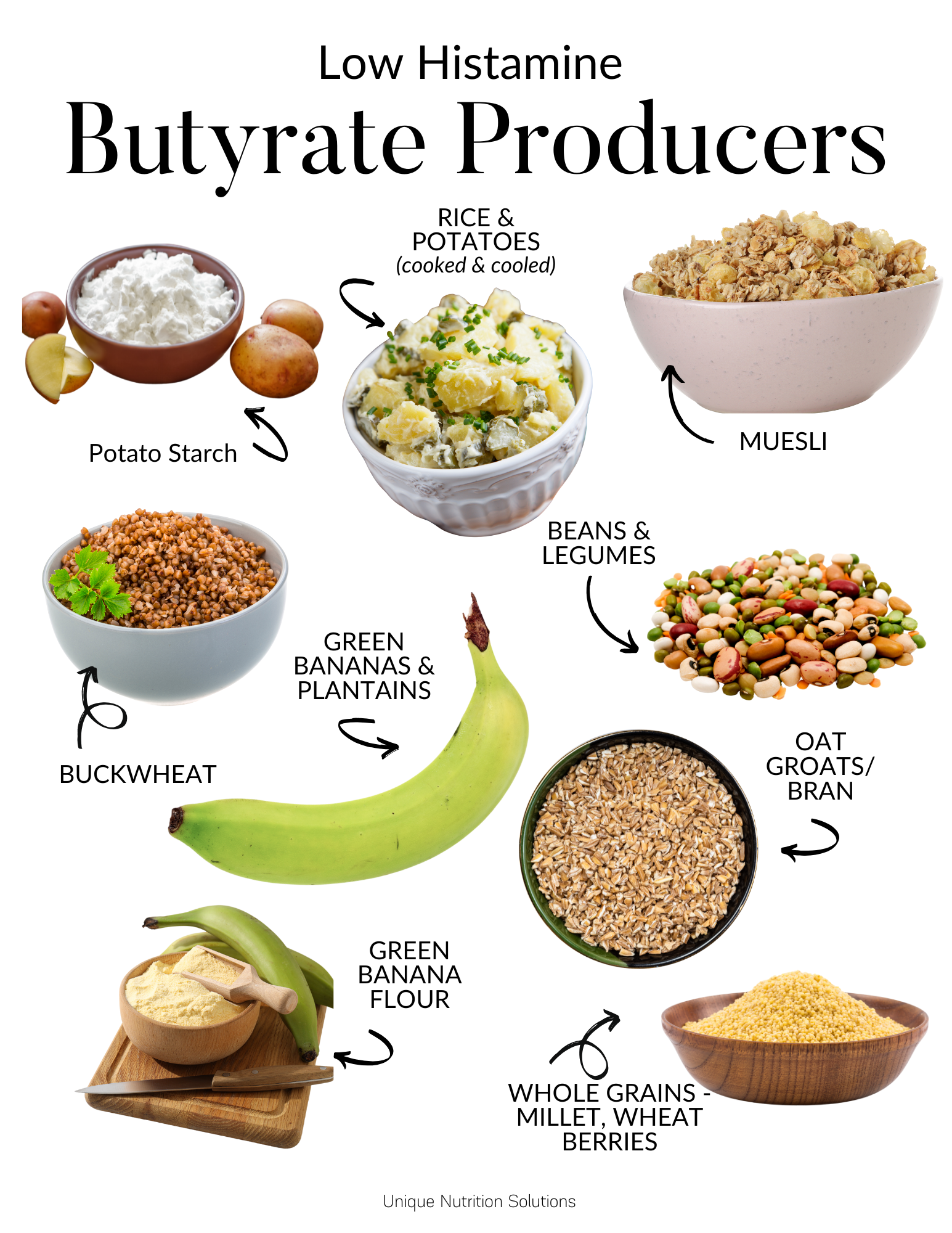 Low Histamine Butyrate Producers Best Foods Resistant Starch Histamine Intolerance