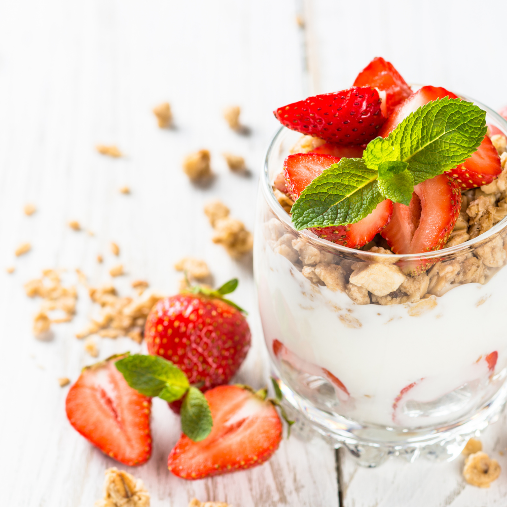 Histamine Intolerance Yogurt Strawberries