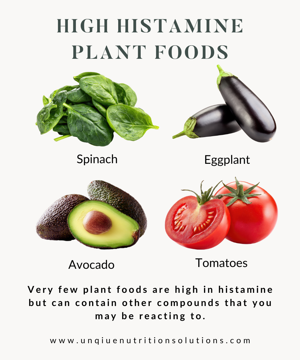 High Histamine Plant Foods 