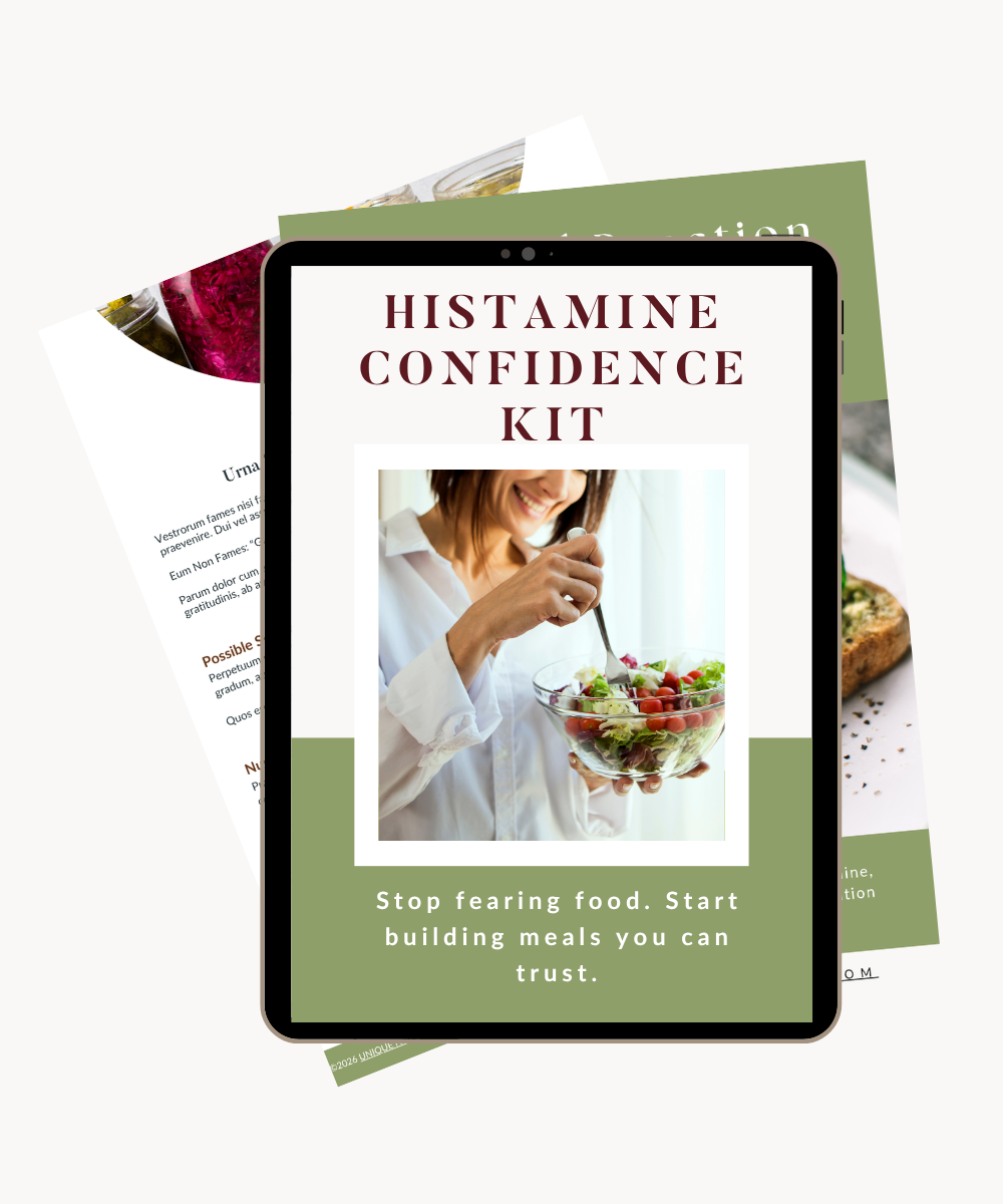 Histamine Confidence Kit Mockup Program